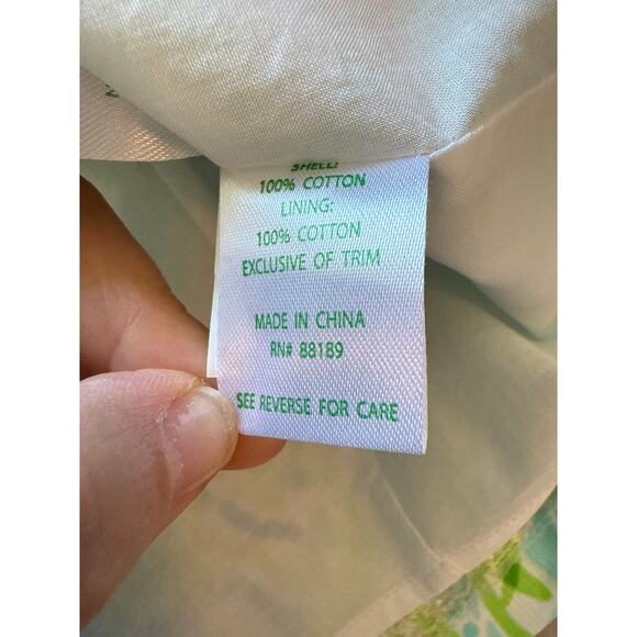 Lilly Pulitzer Cathy Shift Dress Sky Blue Heaven Size 0 - Picture 5 of 8